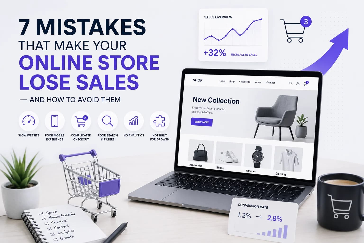 7 Mistakes That Make Your Online Store Lose Sales – and How to Avoid Them