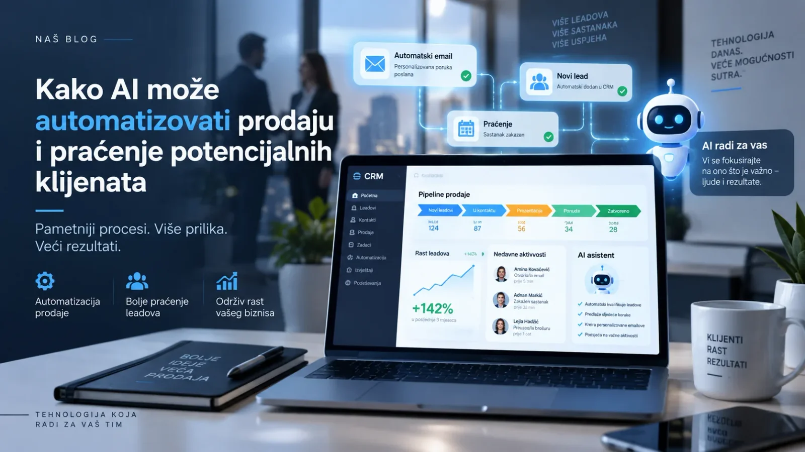Kako AI može automatizovati prodaju i praćenje potencijalnih klijenata?