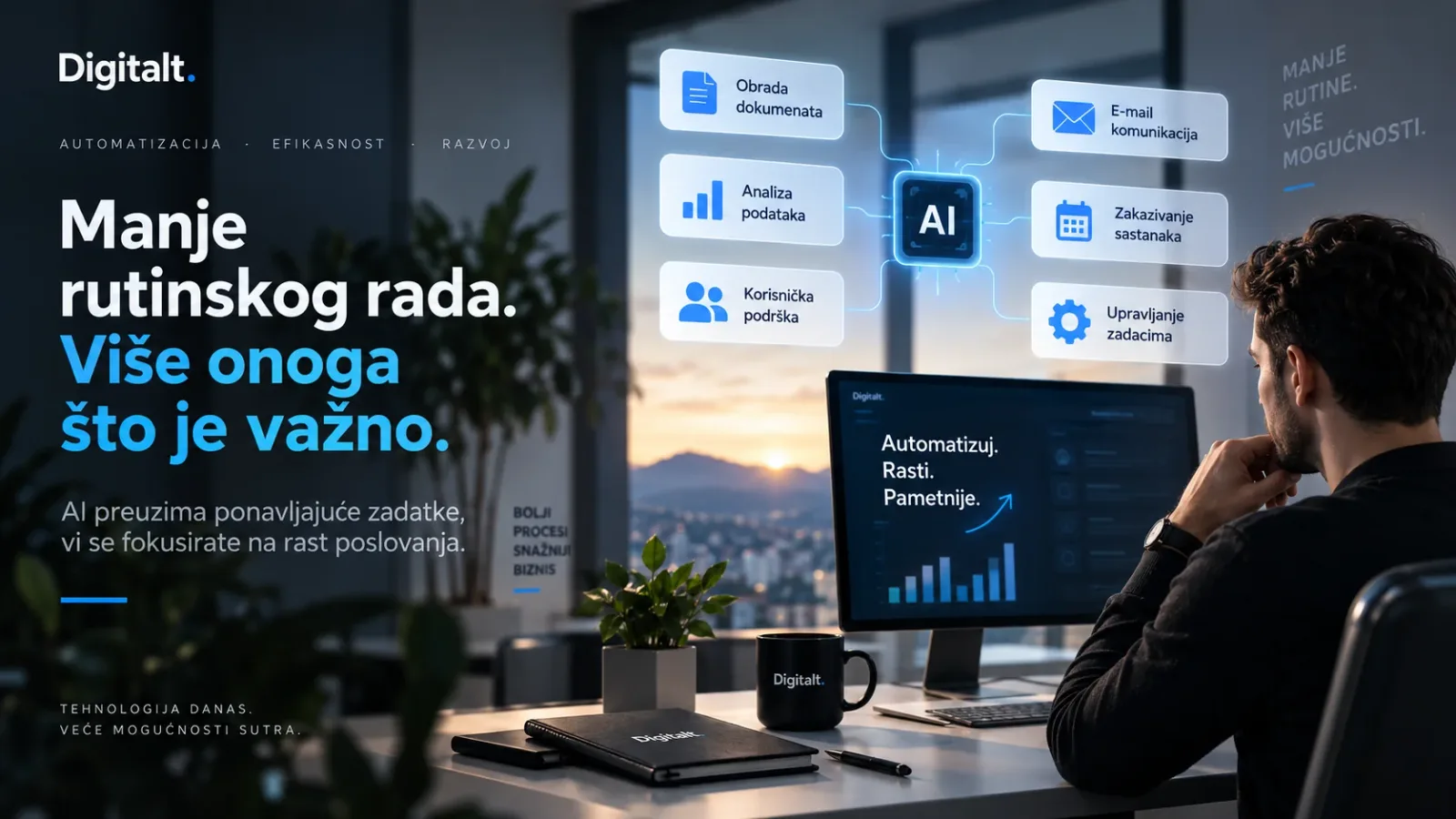 AI analiza podataka i automatizacija poslovanja za bolje odluke i rast firme